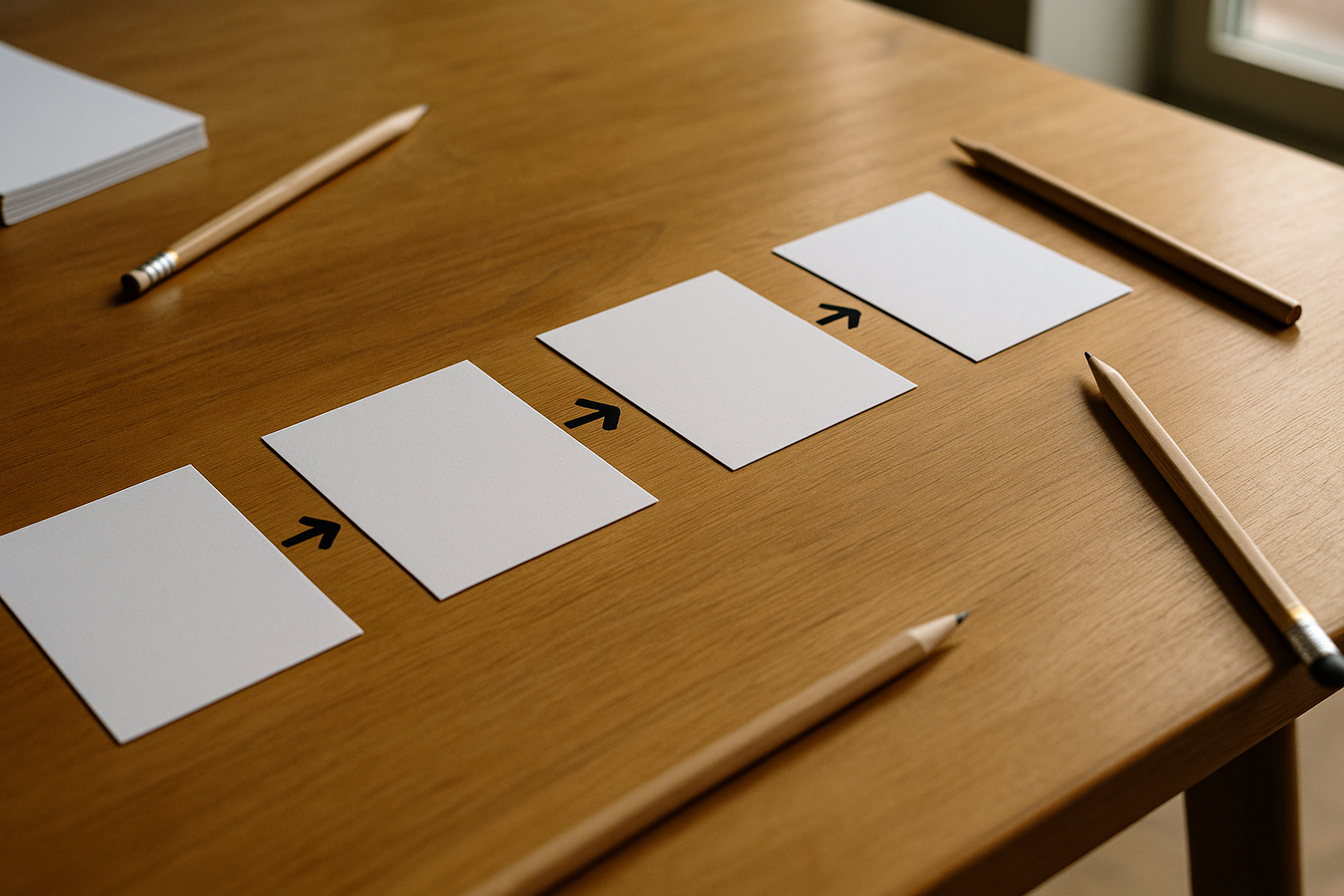 Workflow cards for an AI pilot