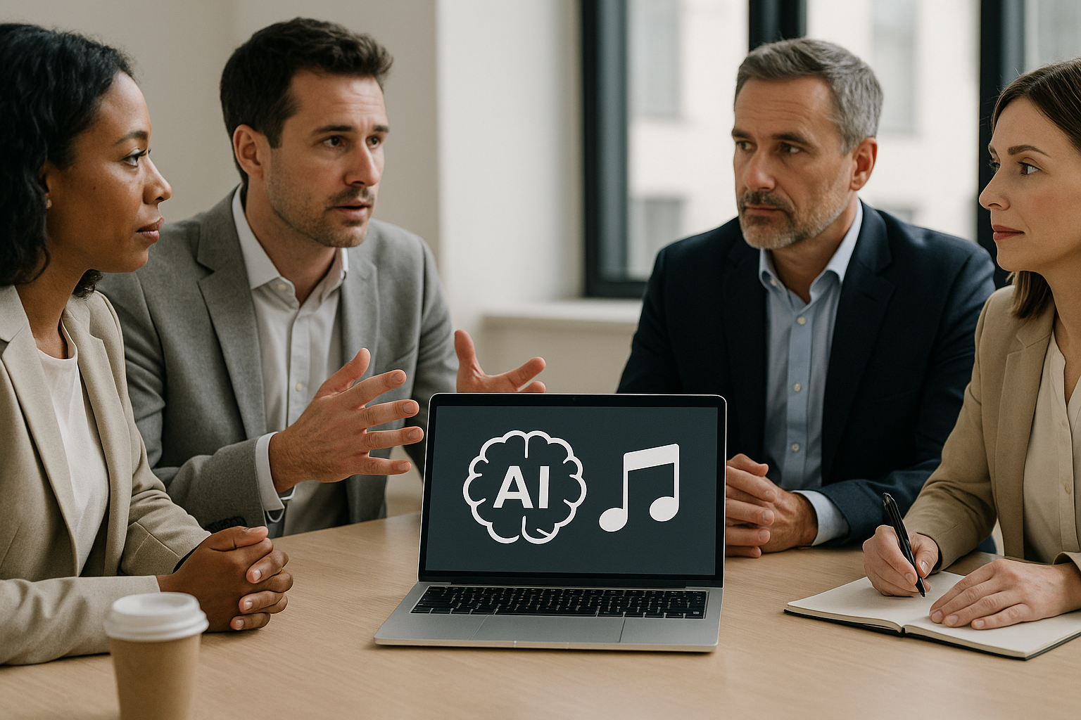 İşletmelerde müzik oluşturma için yapay zeka entegrasyonu tartışması