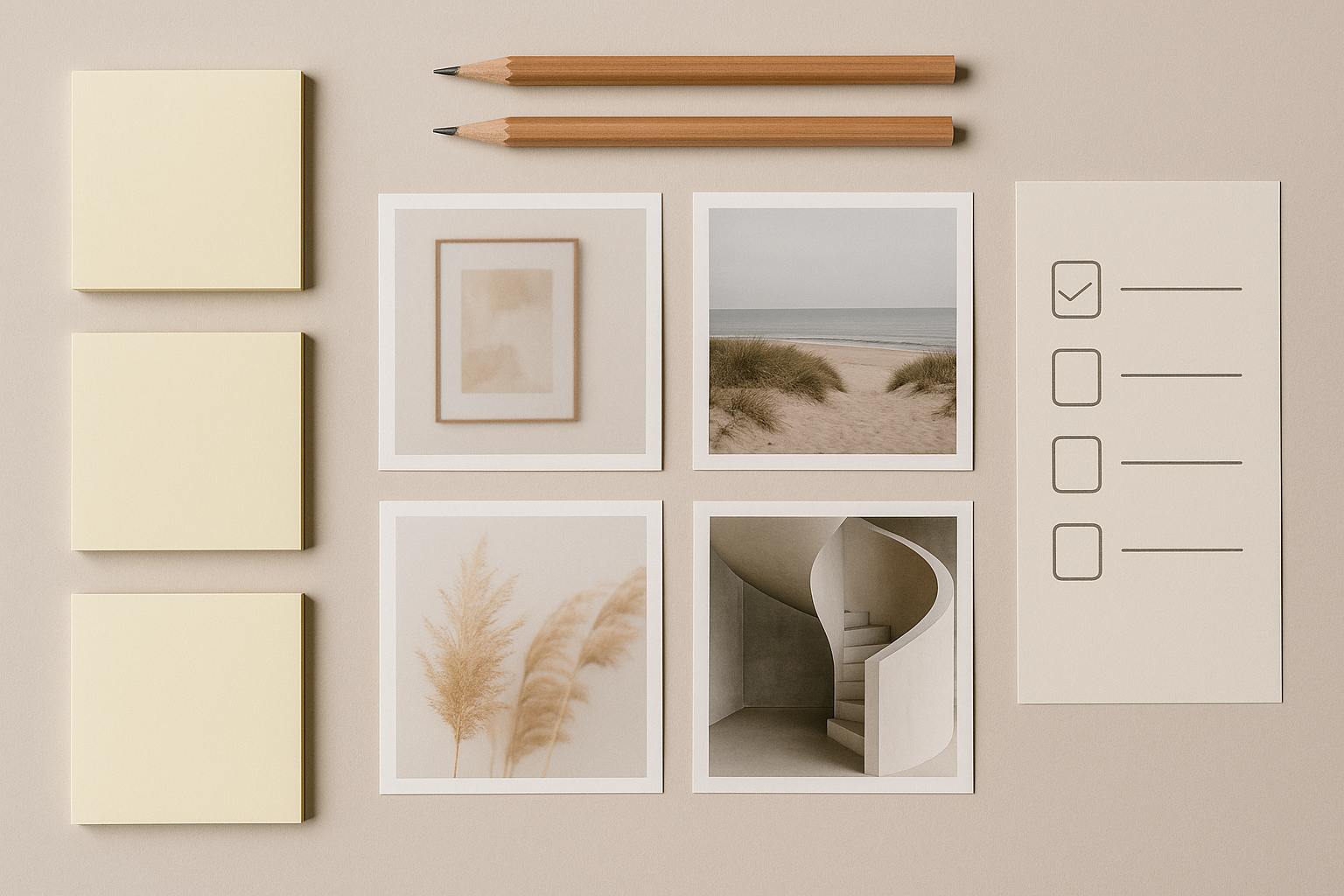 Text-free materials for an editorial workflow